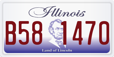 IL license plate B581470