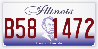 IL license plate B581472