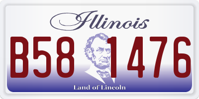 IL license plate B581476