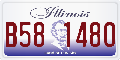 IL license plate B581480