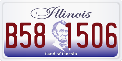 IL license plate B581506
