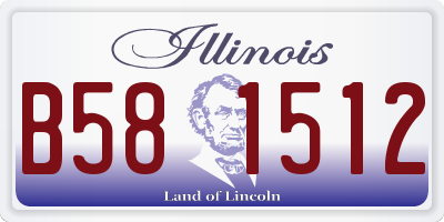 IL license plate B581512