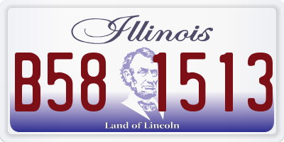 IL license plate B581513