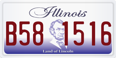 IL license plate B581516
