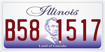 IL license plate B581517