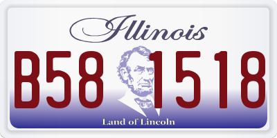 IL license plate B581518