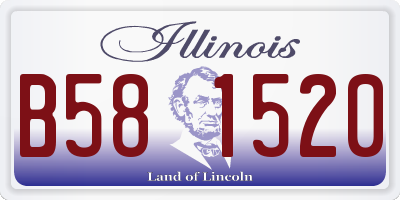 IL license plate B581520