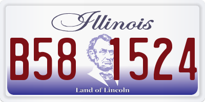 IL license plate B581524