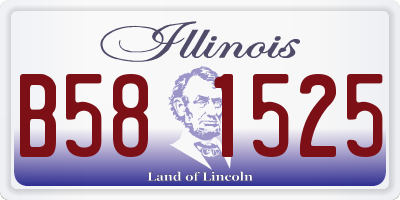 IL license plate B581525