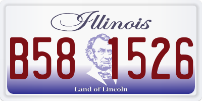 IL license plate B581526