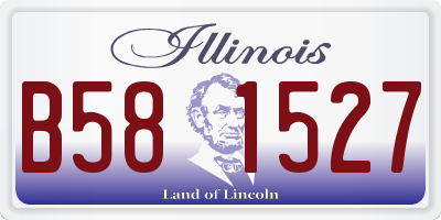 IL license plate B581527