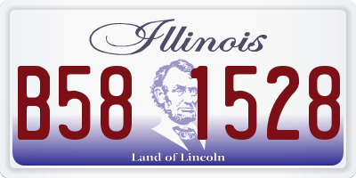 IL license plate B581528