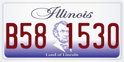 IL license plate B581530