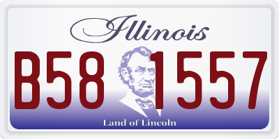 IL license plate B581557