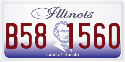 IL license plate B581560