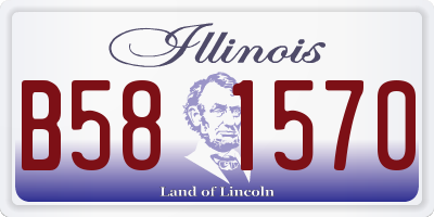 IL license plate B581570