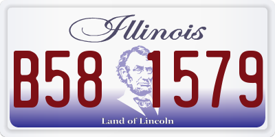 IL license plate B581579