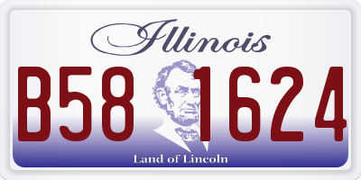 IL license plate B581624