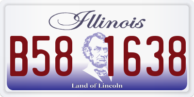 IL license plate B581638
