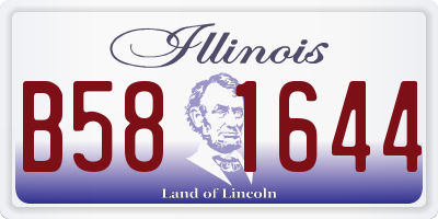IL license plate B581644