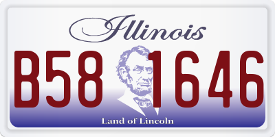 IL license plate B581646