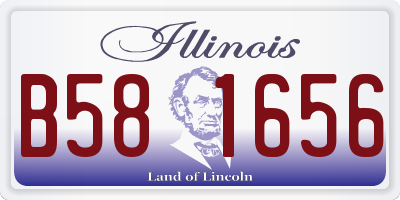 IL license plate B581656