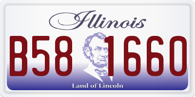IL license plate B581660