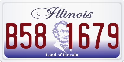 IL license plate B581679