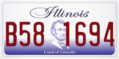 IL license plate B581694
