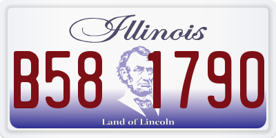 IL license plate B581790
