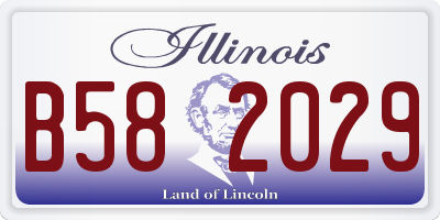 IL license plate B582029