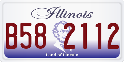 IL license plate B582112