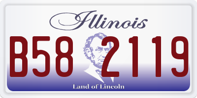 IL license plate B582119