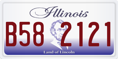 IL license plate B582121
