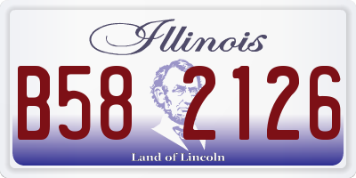 IL license plate B582126