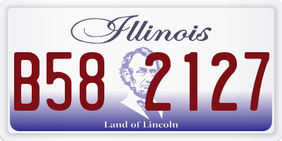 IL license plate B582127