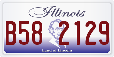 IL license plate B582129