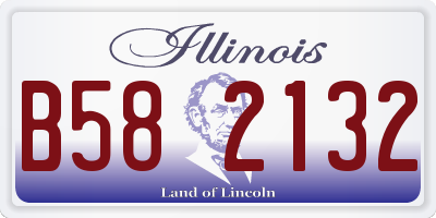 IL license plate B582132