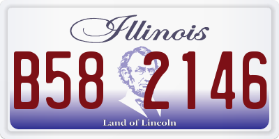 IL license plate B582146