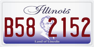 IL license plate B582152