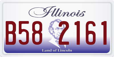 IL license plate B582161