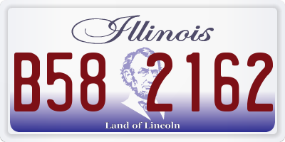 IL license plate B582162