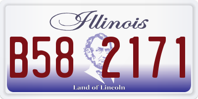 IL license plate B582171