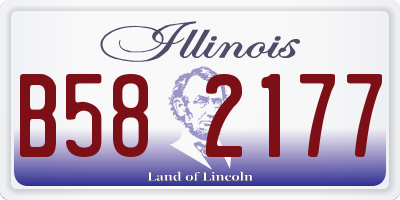 IL license plate B582177