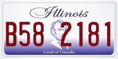 IL license plate B582181