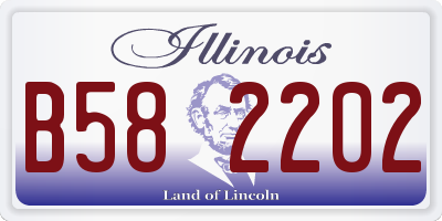 IL license plate B582202
