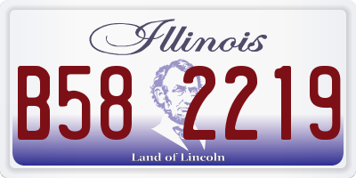 IL license plate B582219