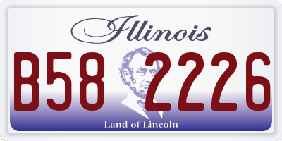 IL license plate B582226