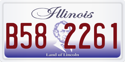 IL license plate B582261