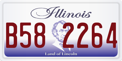 IL license plate B582264